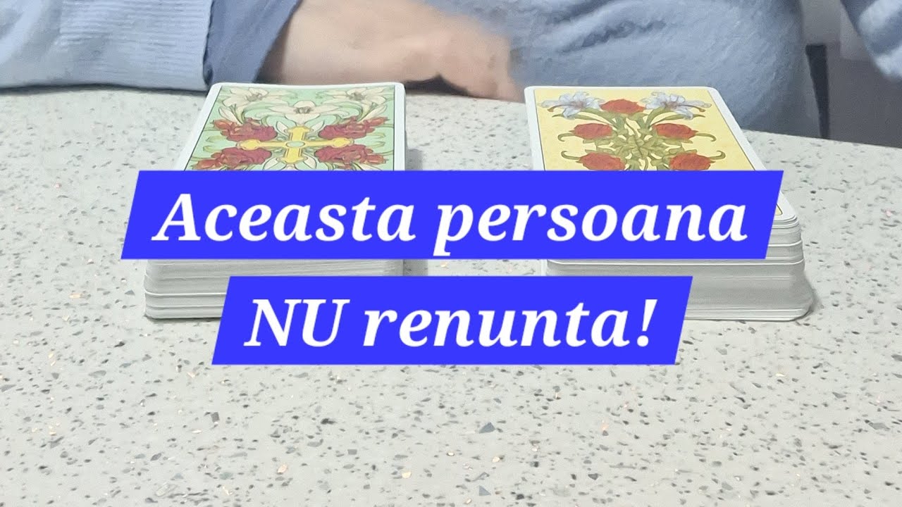 ✨️Simte ca nu va mai fi niciodata la fel!💫Aceasta persoana NU renunta!!