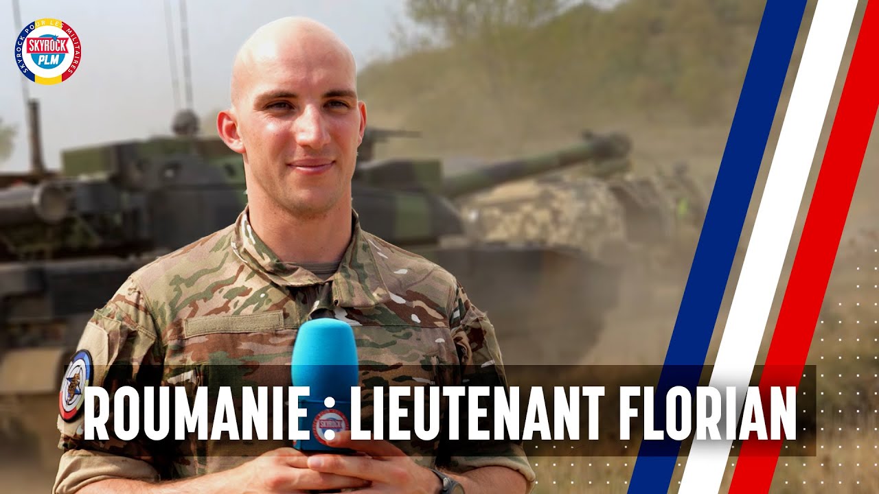 Roumanie 4/16 – Lieutenant Florian, chef de peloton Leclerc