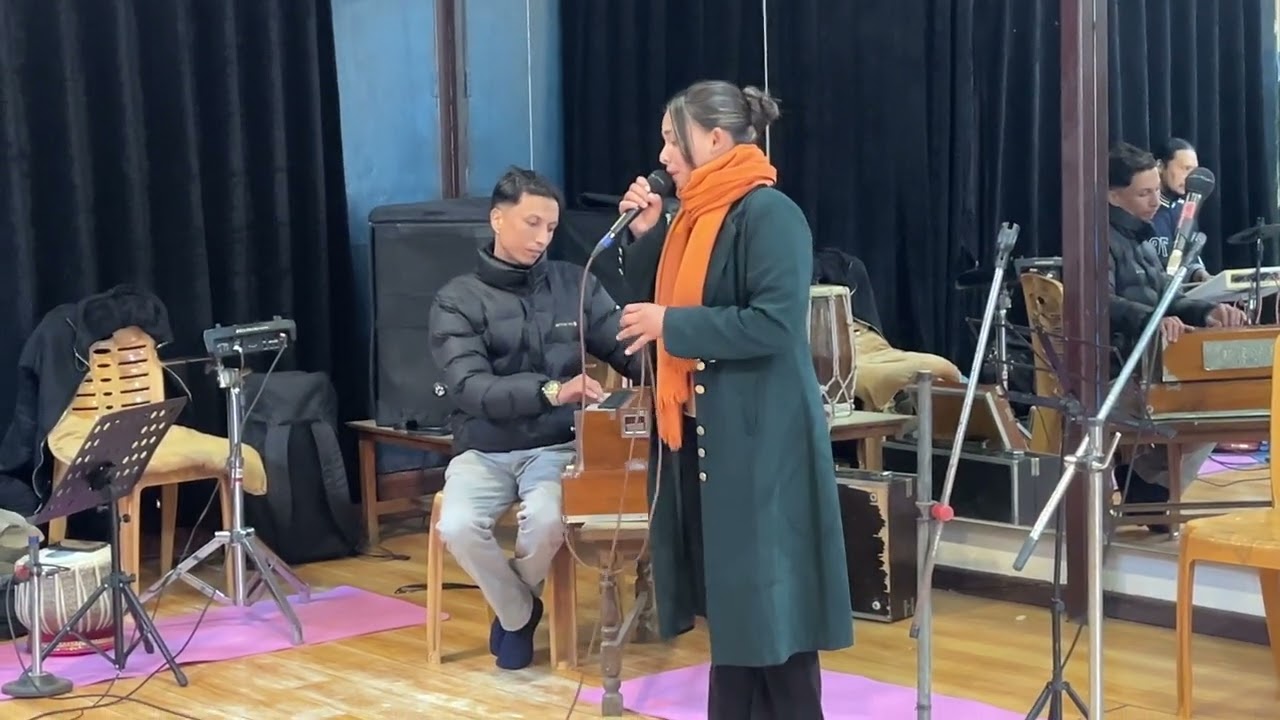 Nepal Idol  Season 6 winner Ganga Sonam practice session (Legend Taradevi tribute program09/10/2082