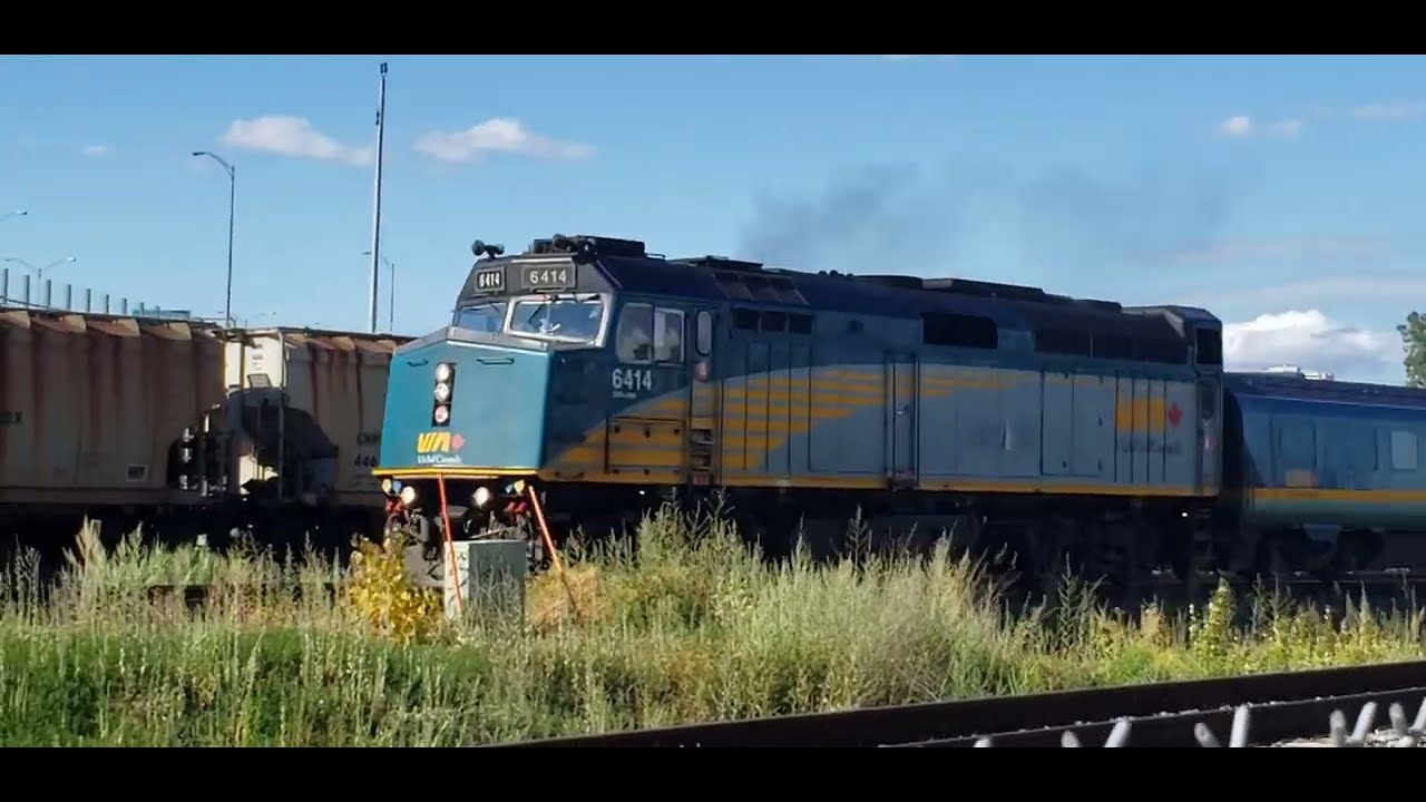 TRAINS Pt 2 Rail Action at Ave Camillon in St Henri