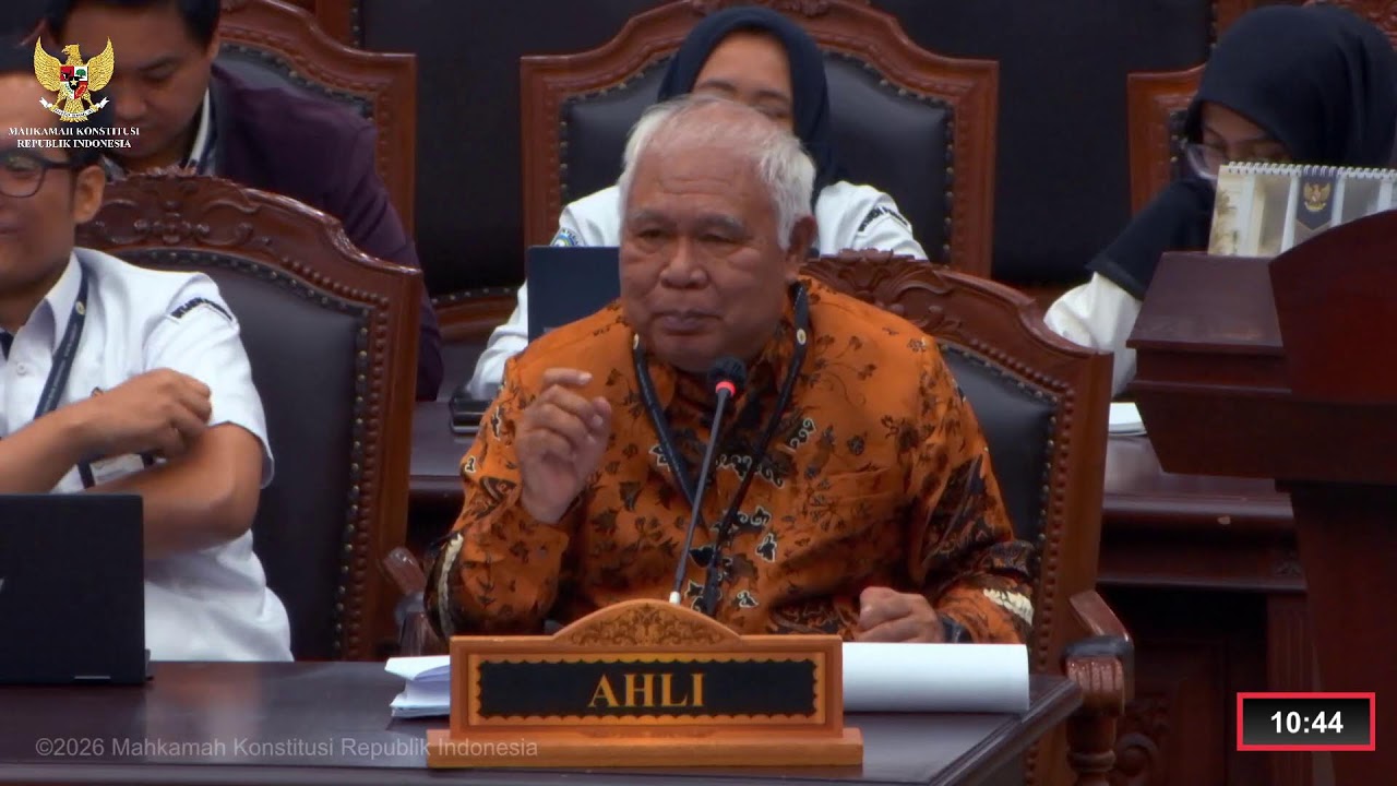 Sidang Perkara Nomor 180/PUU-XXIII/2025. Senin, 23 Februari 2026.