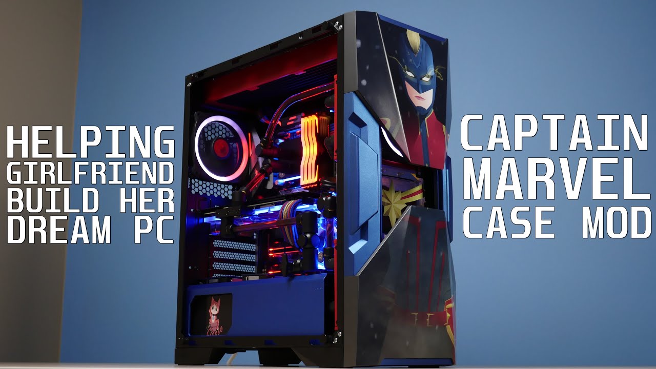 Captain Marvel Case Mod - Antec Dark Avenger DA601