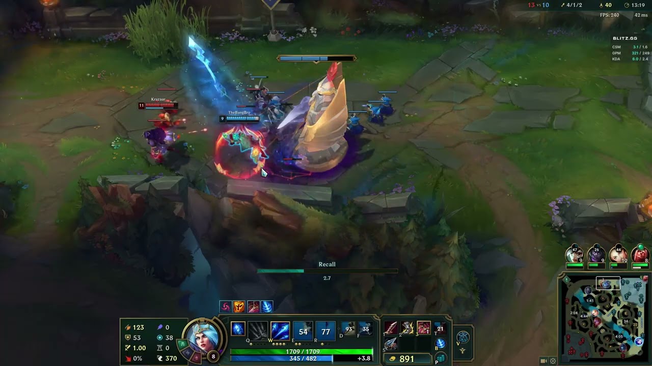 AD Ashe Support Carries vs Lissandra Tristana