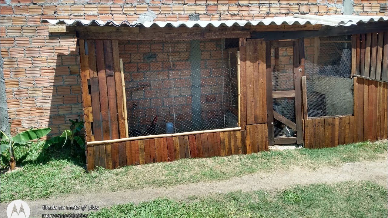 Galinheiro de pallets ?  você pode fazer !