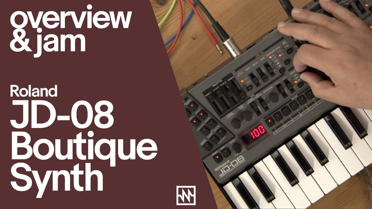 Синтезатор Roland Boutique JD-08: обзор и джем