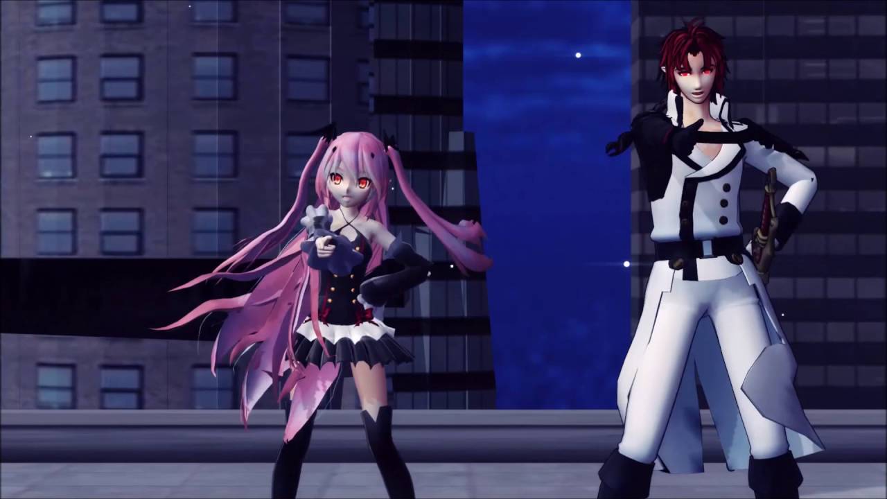 [MMD] Owari no Seraph - Krul  Tepes and Crowley Eusford - Tokyo summer session