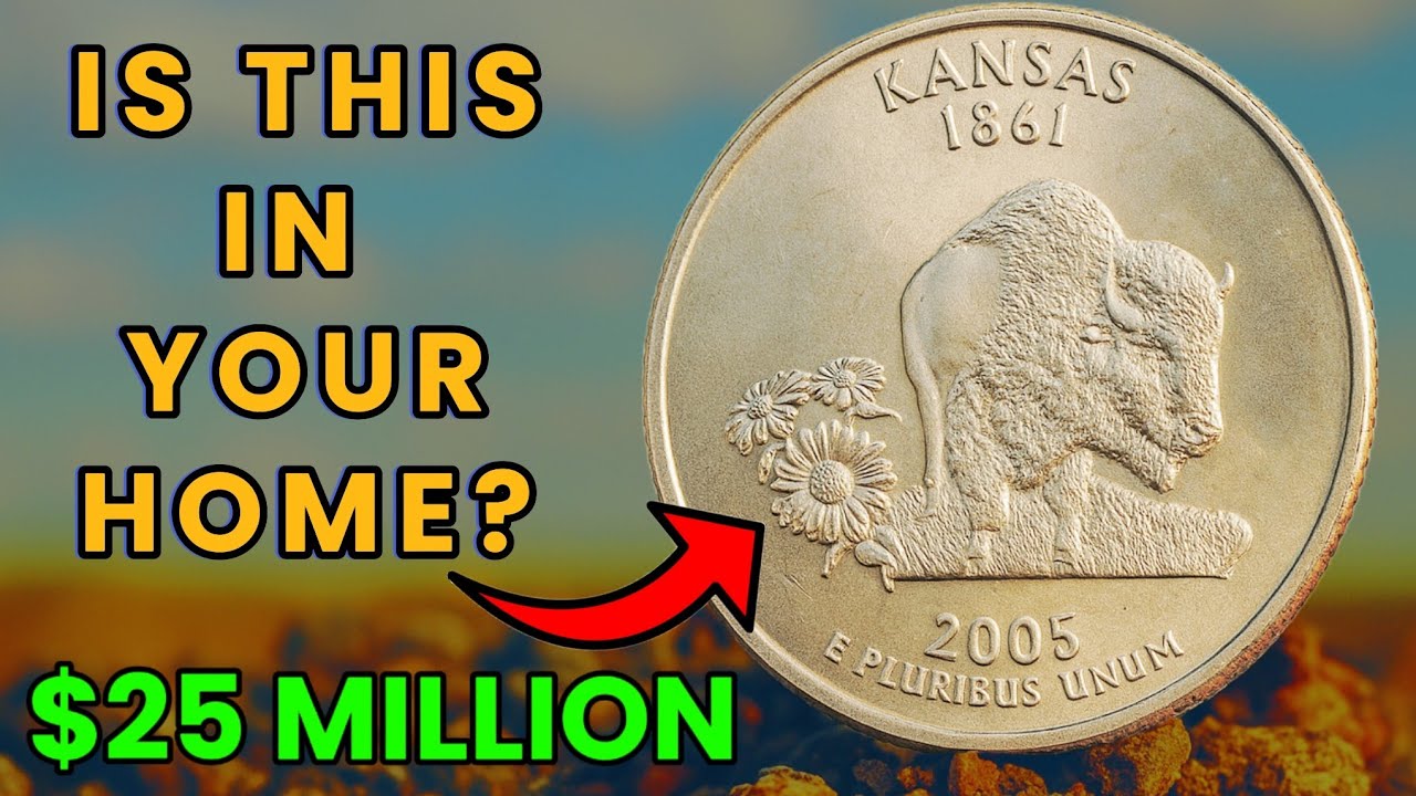 2005 D Kansas Quarter Worth Big Money!  Rare U.S. Coin You Need to Look For!