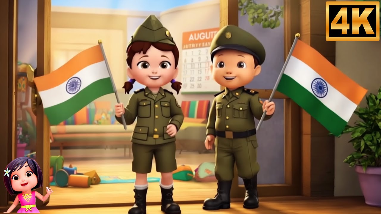 ( 23 Mins Non Stop ) Desh Mere Desh, देश मेरे देश, Kids Song In Hindi, Republic Day Song