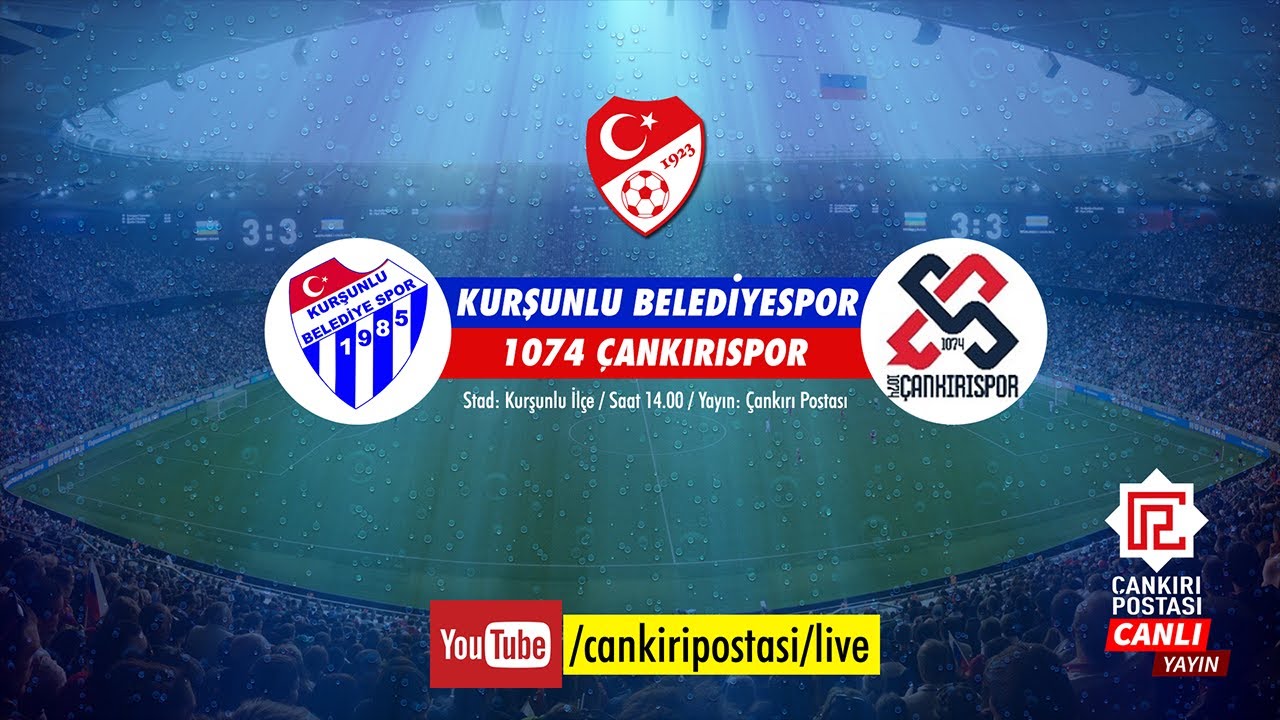 🔴KURŞUNLU BELEDİYESPOR & 1074 ÇANKIRISPOR | CANLI 📡