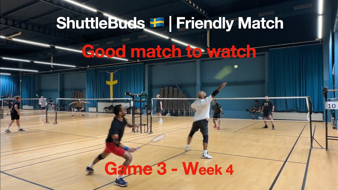 Badminton Doubles Match | Intense Rallies | Friendly Game| IndiVibe Sports