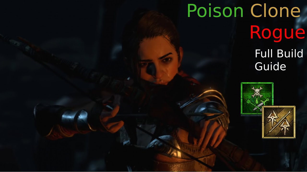 Diablo 4 Poison Shadow Clone Rogue - Deal Multi Million DOTS! Full Build Guide
