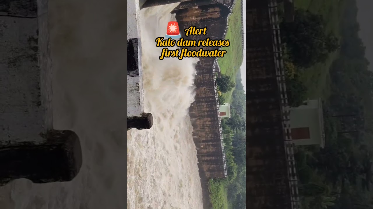 dam floodwater #danger#rainyweather #dam#floodwater#shots
