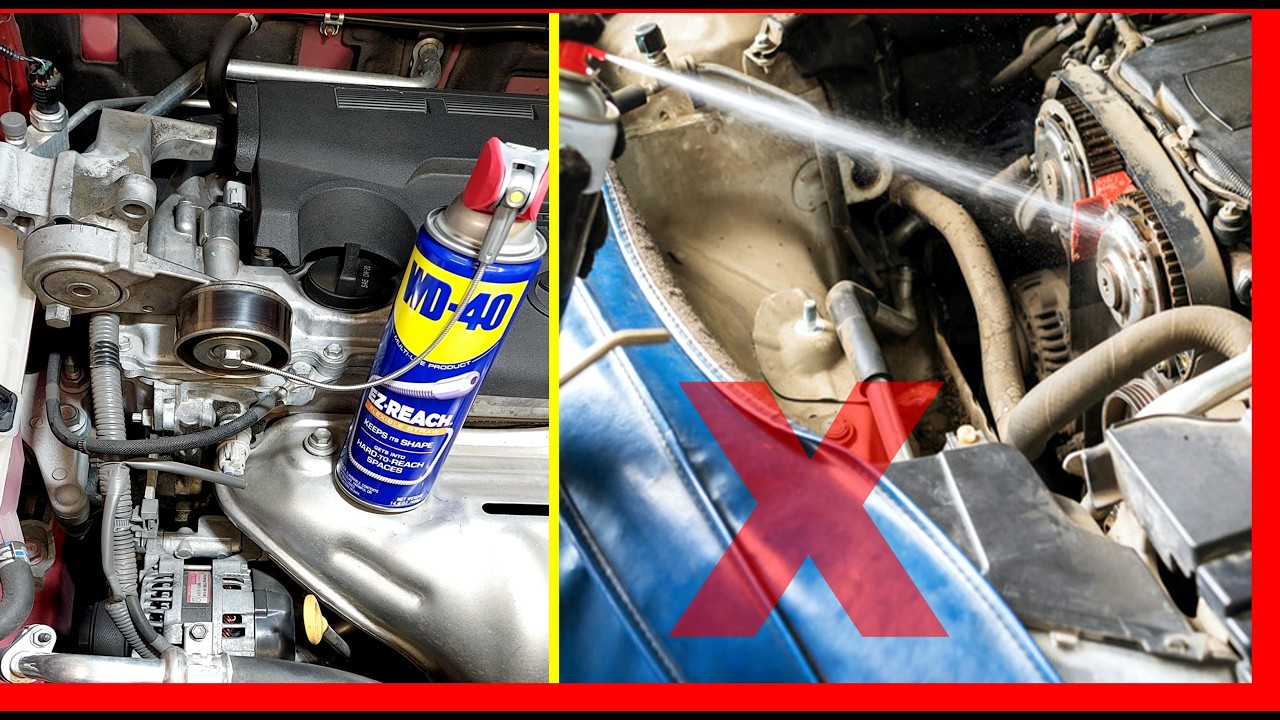 ¿WD-40 sirve para quitar el ruido de la banda del motor? ⚠️ Error común que muchos cometen