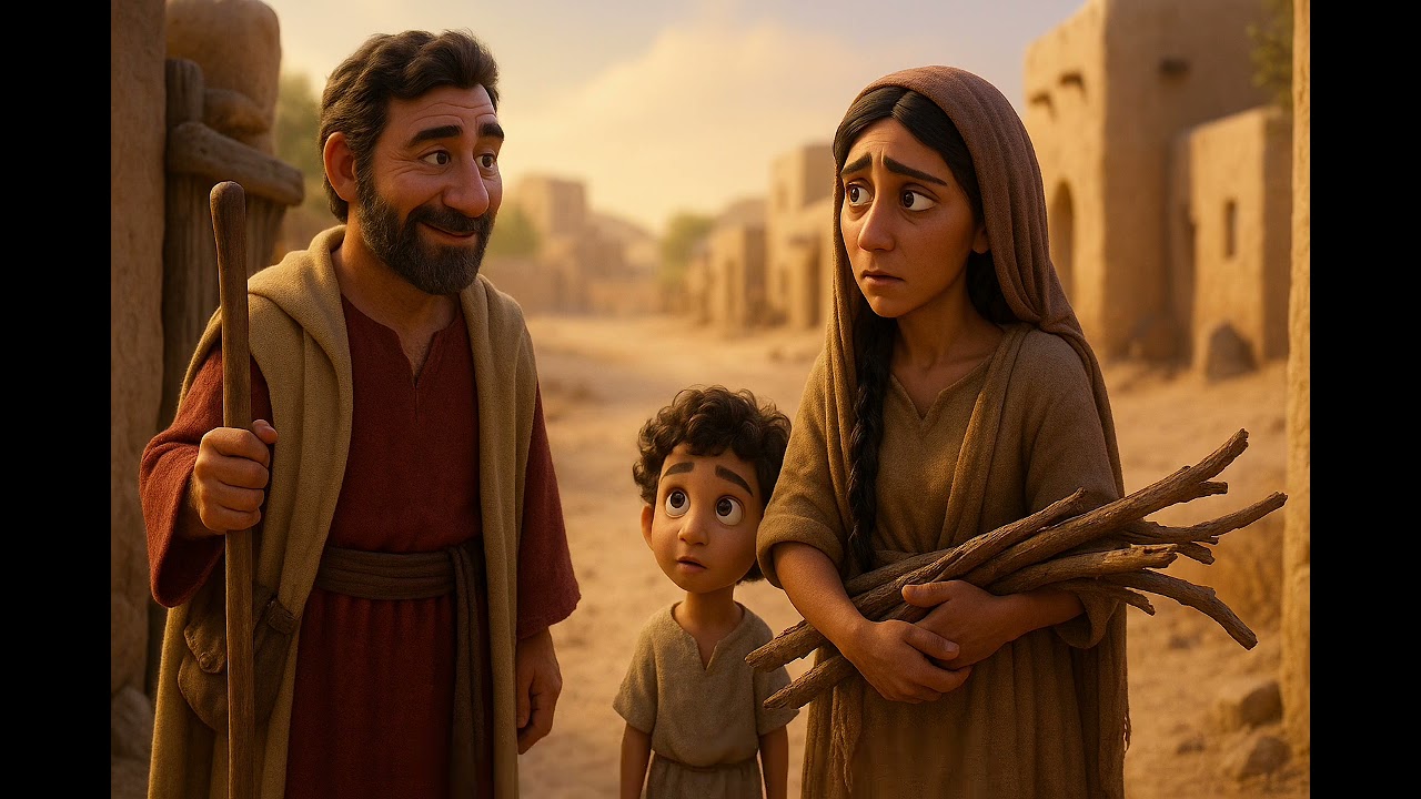 以利亞與撒勒法的寡婦｜信心讓奇蹟發生 (列王紀上第17章)｜Bible Stories Alive 聖經故事屋