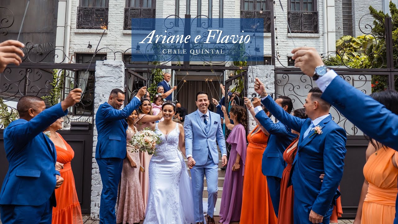Casamento da Ariani e Flavio realizado na Chalé Quintal