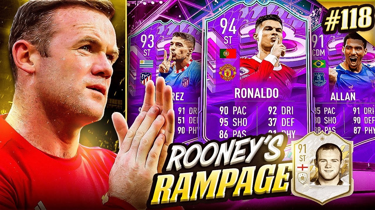 INSANE GUARANTEED FUT BIRTHDAY PACK!! ROONEY'S RAMPAGE #118 (FIFA 22)