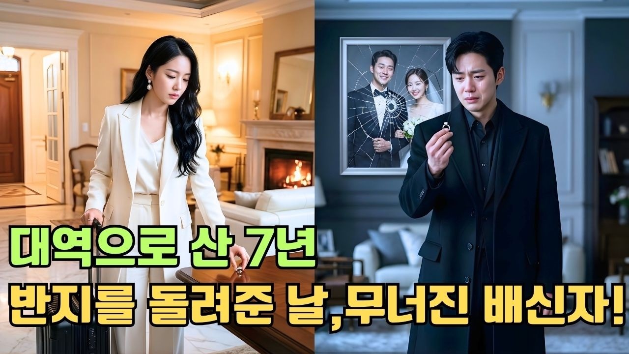 7년 동안 첫사랑의 그림자였다 결혼 반지를 돌려주자 재벌 후계자가 무너졌다