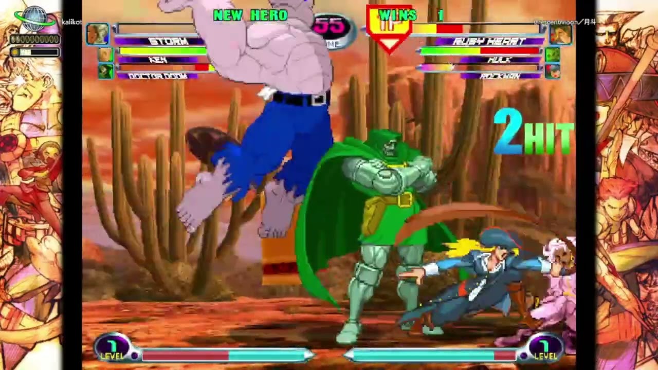 [Marvel vs Capcom 2]マブカプ２Steam対戦37[mvc2]