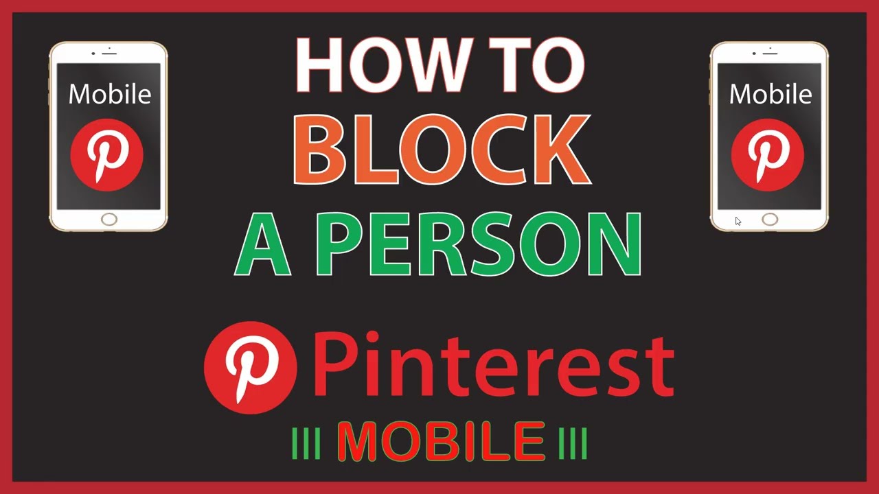 How To Block A Person On The Pinterest App | Mobile | *2022*