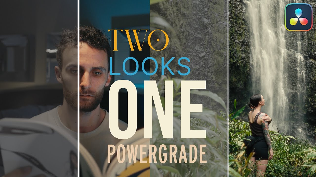 How To Create Two CINEMATIC Colour Grades With One POWERGRADE ⏐ DaVinci Resolve Tutorial