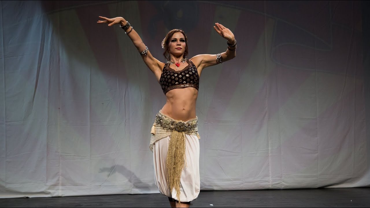 Milana - tribal fusion bellydance drum solo @ 6th TRIBALNATYAM festival 2019
