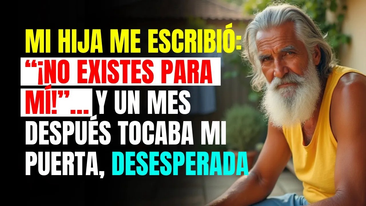 Mi HIJA me escribió： “¡No existes para mí!”… y un mes después tocaba mi PUERTA, DESESPERADA