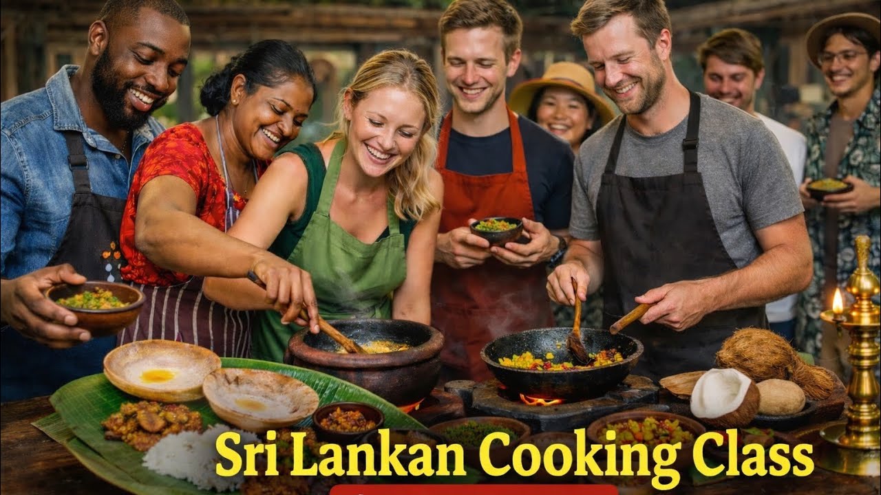 Foreigners Cook Sri Lankan Dhal & Bitter Gourd with My Mom 🇱🇰 | Village Kitchen Experience