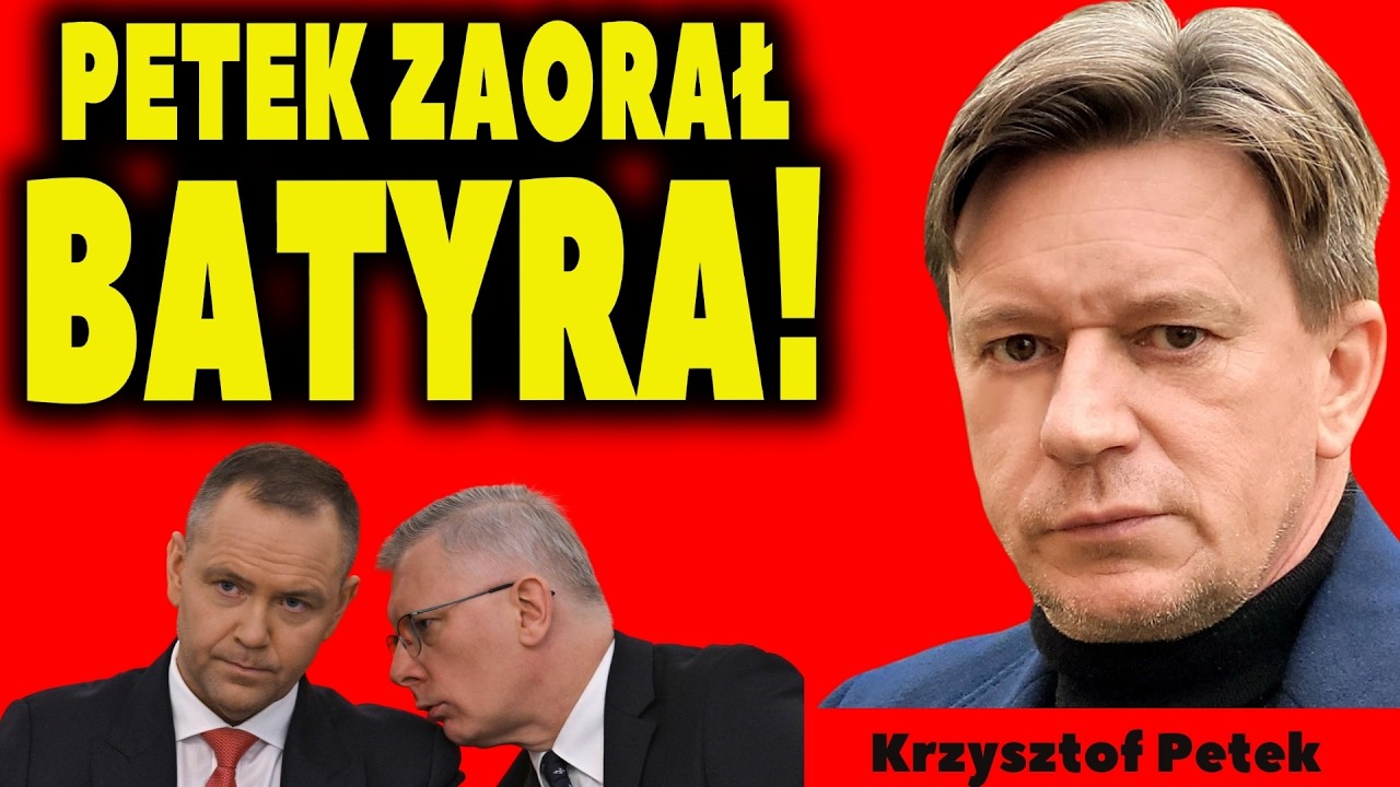 PETEK UJAWNIA BEZ LITOŚCI: TO NIE PREZYDENT – TO ZAGROŻENIE DLA POLSKI