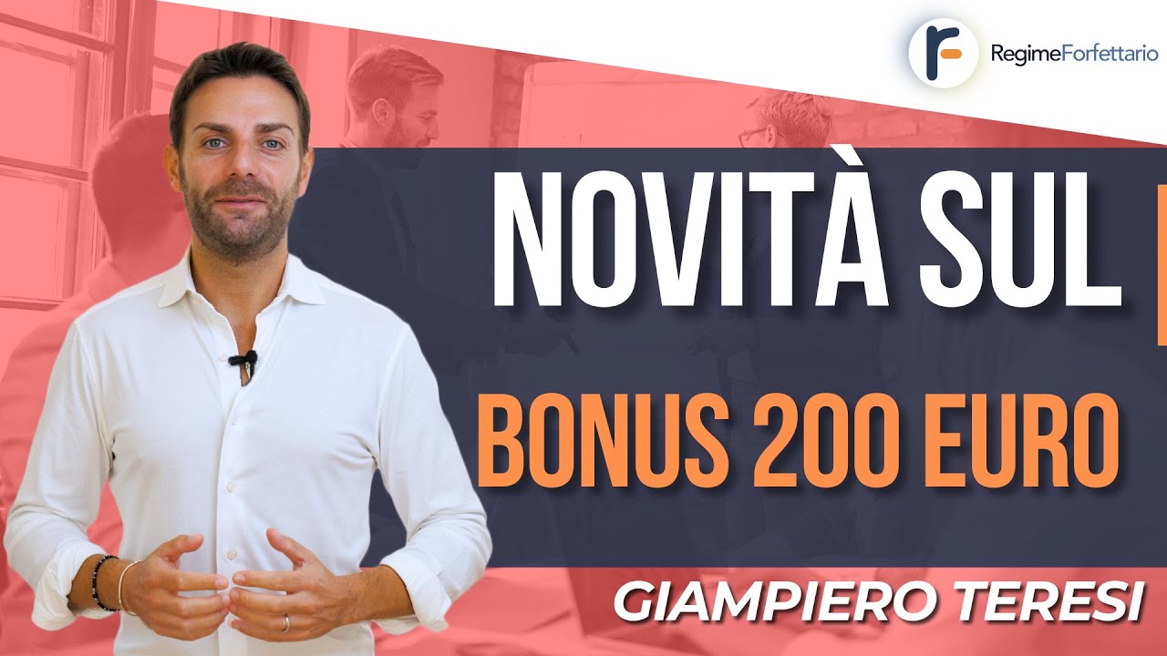 Bonus da 200 Euro: NOVITÀ. Ecco come richiederlo.