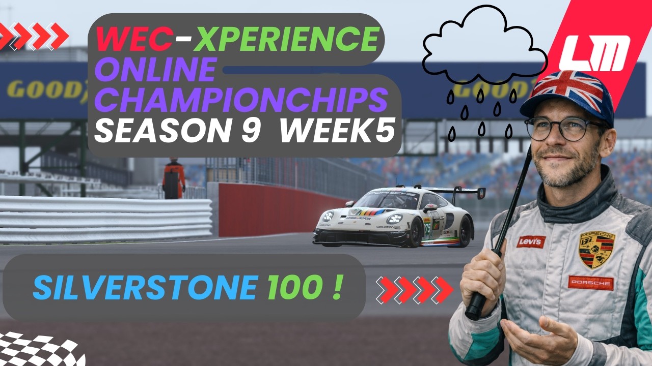 After 8,  Tee und Regenreifen stehen parat !!  - rein gehts in die  WEC-XPERIENCE S9 Week5
