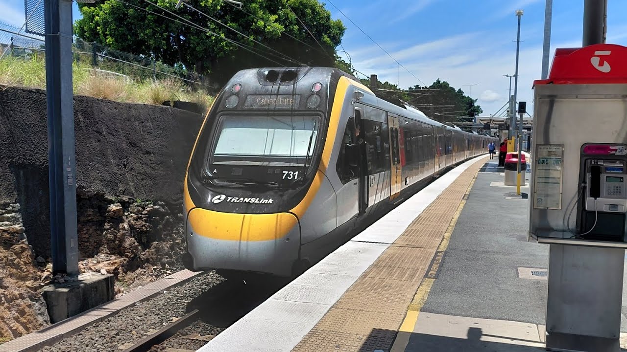 Queensland Rail ride on NGR 731 from Milton to Roma Street. (Caboolture service)