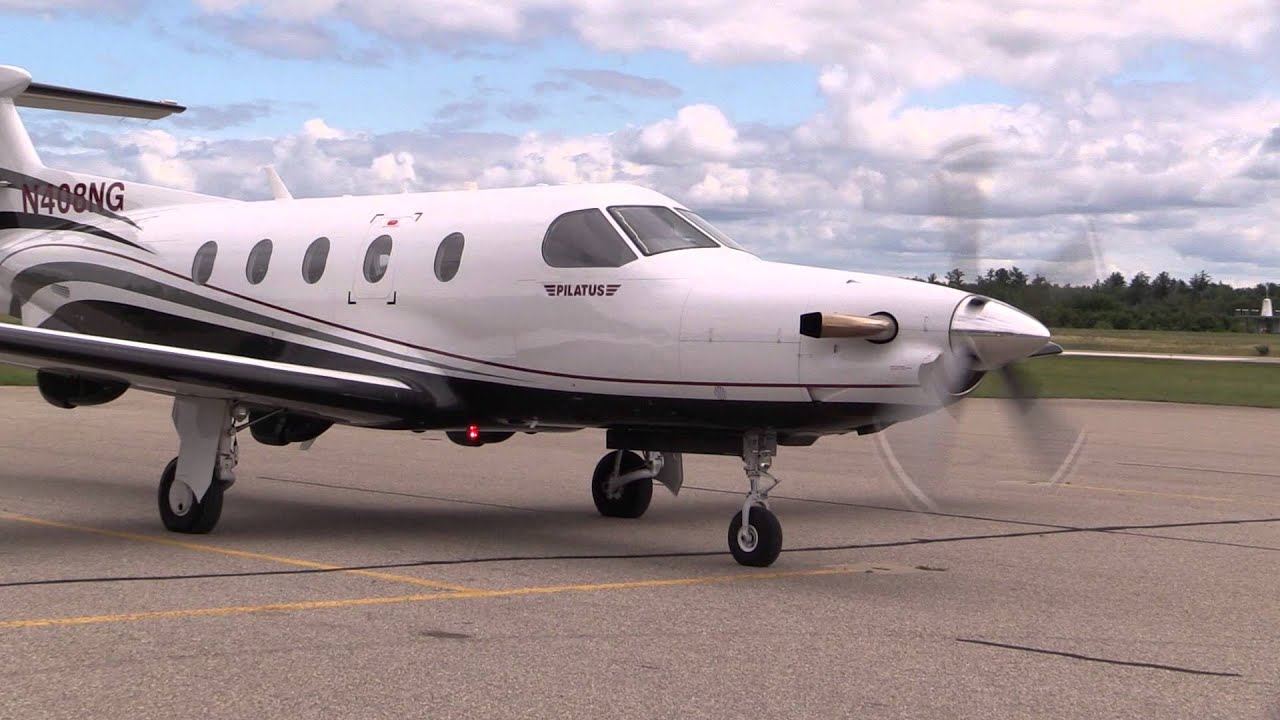 New Pilatus Startup & Takeoff From West Branch/Ogemaw County Community Airport