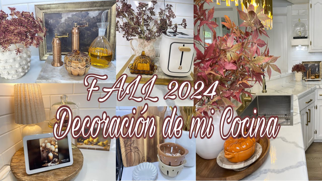 NUEVA DECORACIÓN DE MI COCINA| OTOÑO DECORA CONMIGO| FALL DECORATE WITH ME