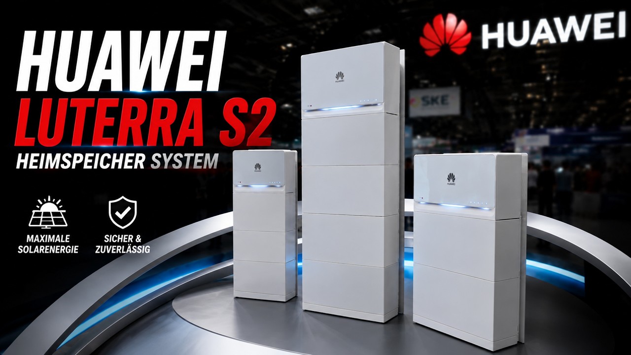 Huawei LUTERRA S2: Der neue PV Heimspeicher ist da! - Intersolar 2026