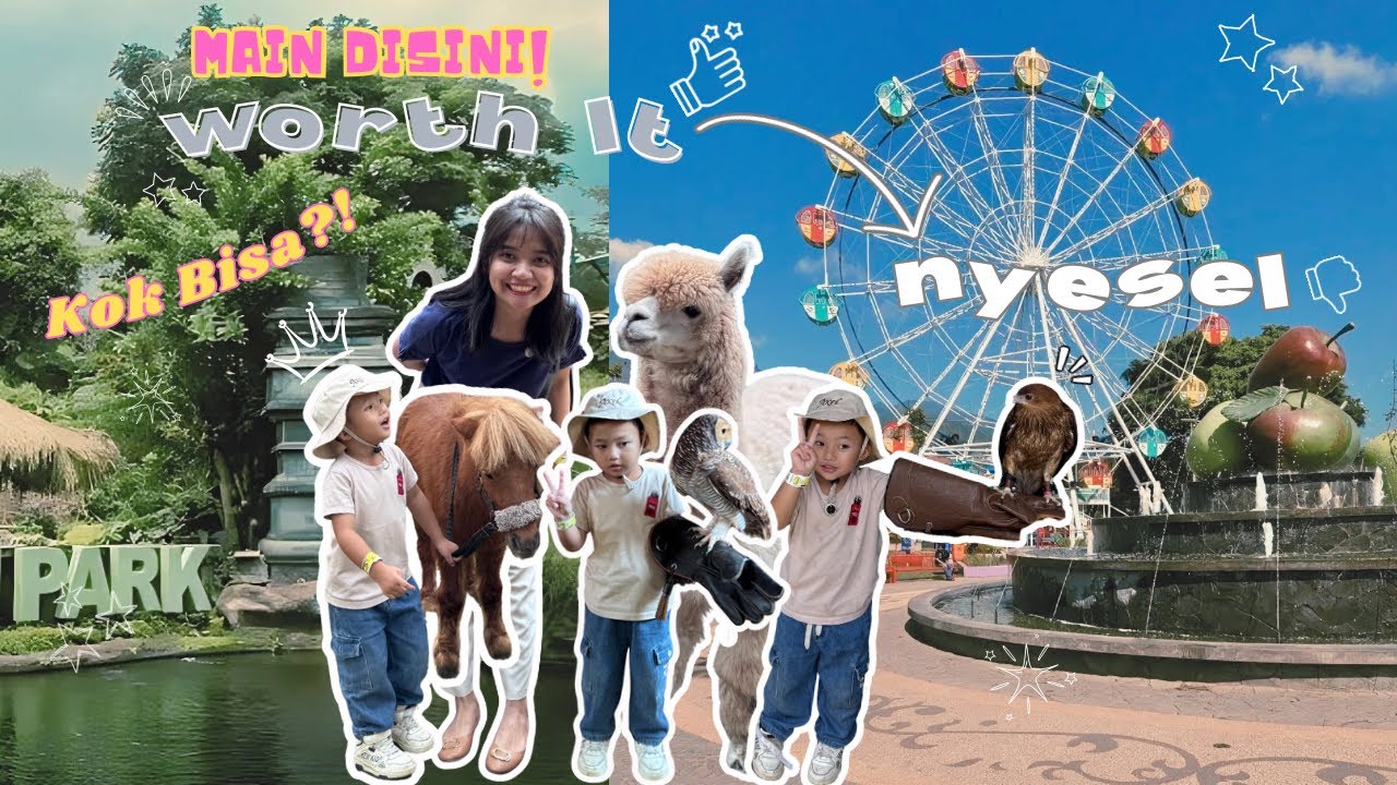 WORTH IT NGGA ⁉️‼️ Seharian keliling Eco Green Park dan Immersive Park‼️ PART1