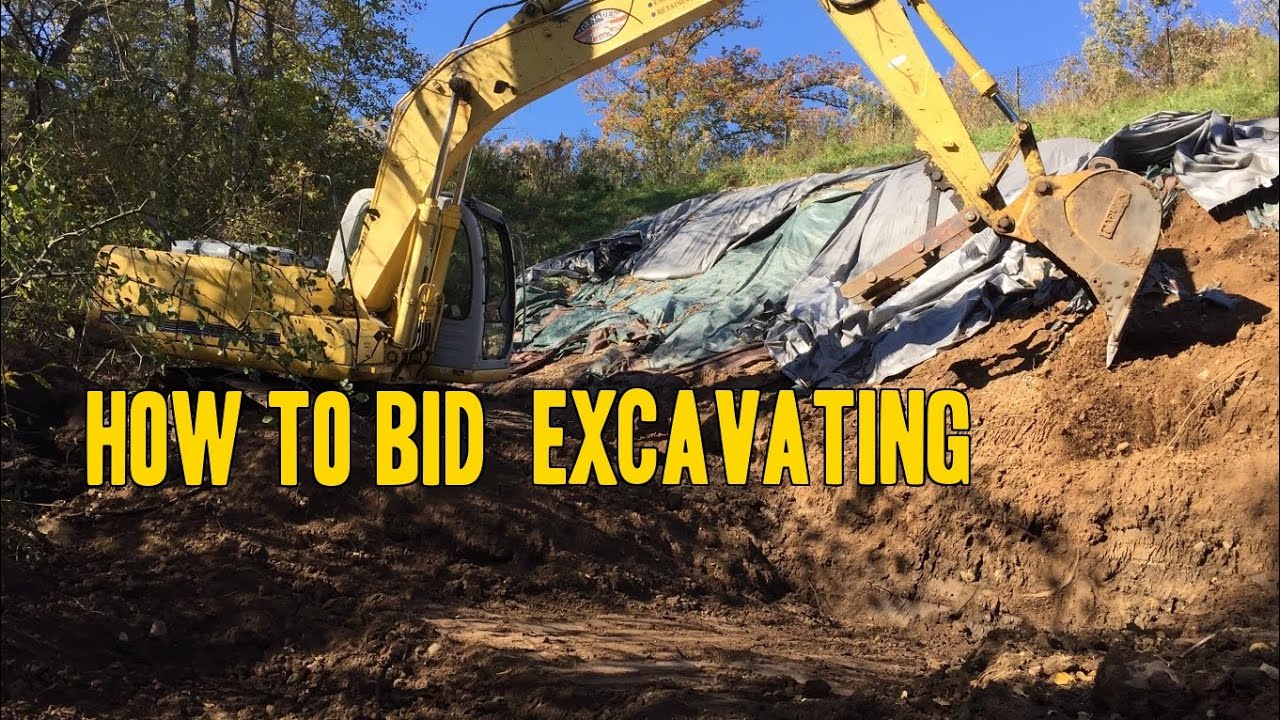 How to Bid  Excavating and Grading