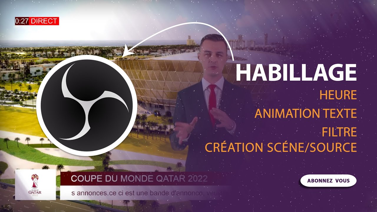 COMMENT CREER UN HABILLAGE: HEURE, FILTRE....