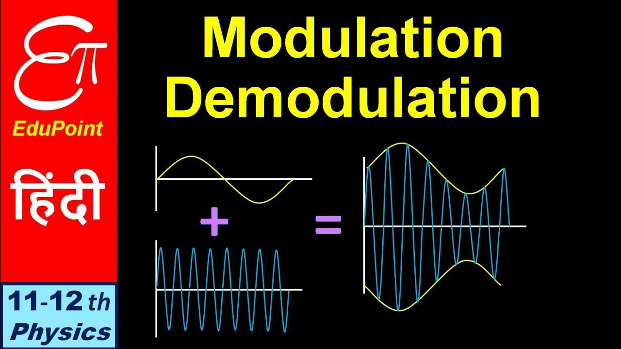 🔴 MODULATION - DEMODULATION || AMPLITUDE 🆚 FREQUENCY || Communication System - Part 4 || in HINDI
