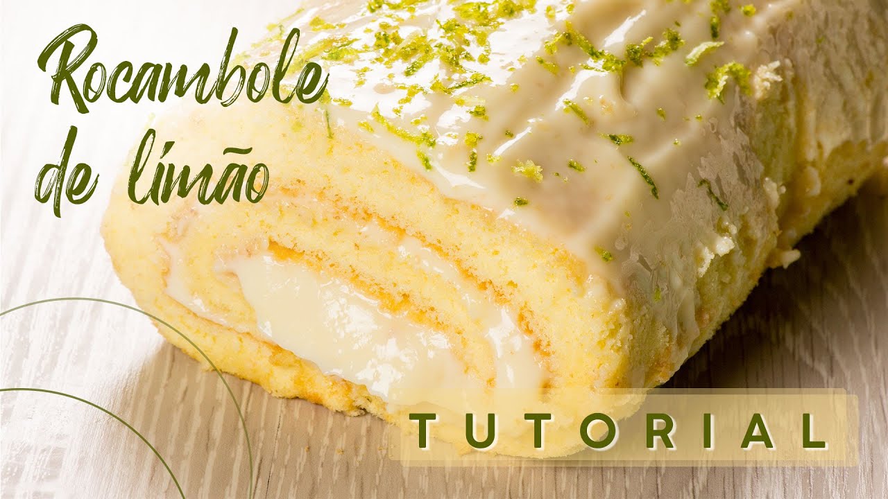 Melhor Rocambole de limão - Simples e fácil🍋