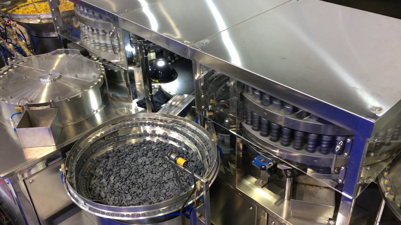 full automatic flip off cap assembling&inspecting machine