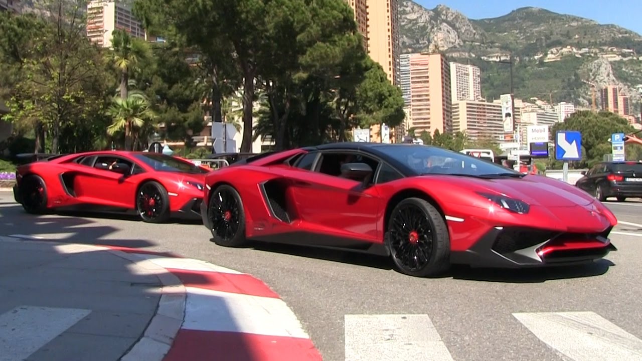 MONACO IS LAMBORGHINI AVENTADOR SV HEAVEN DURING TOP MARQUES 2017