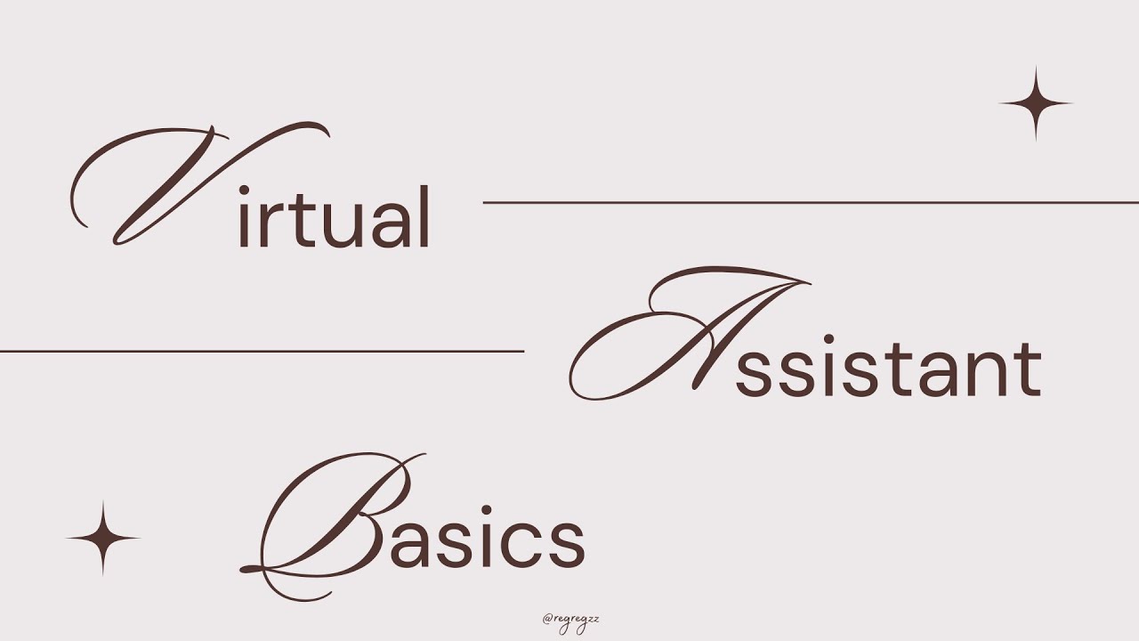 FREE VA Basics Training by Regz
