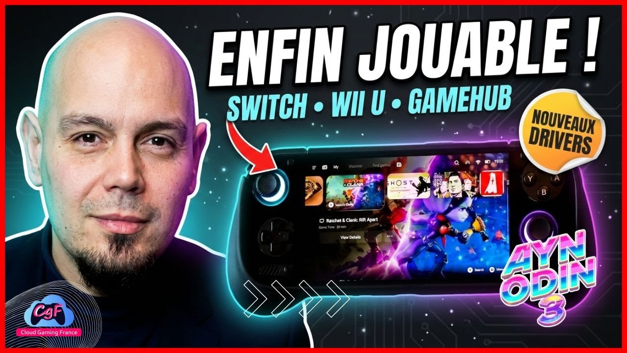 Odin 3 : 1 mois après, les nouveaux drivers changent tout (Switch/Wii U/GameHub)