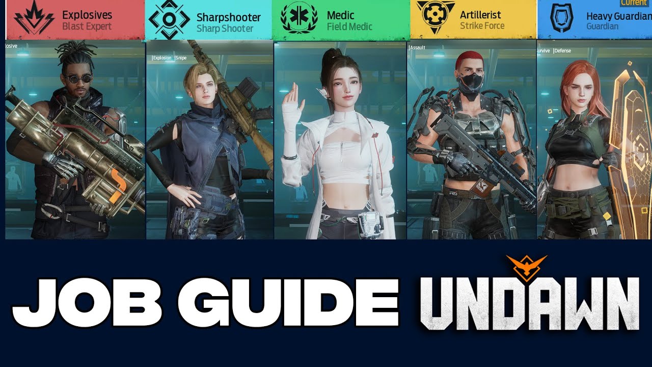 UNDAWN - New Job/Class System Explained | Detail Walkthrough