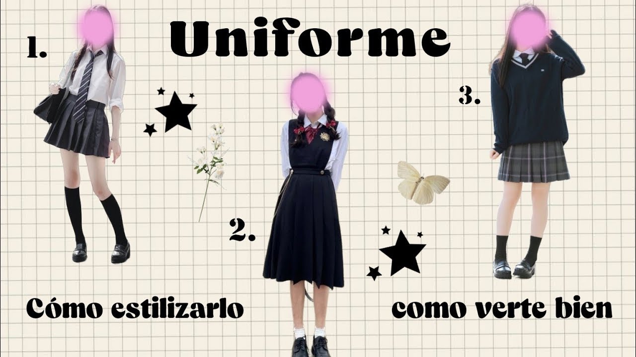 Cómo ser bonita con uniforme escolar // Estiliza tu uniforme para ser aesthetic en la escuela 🧚✨