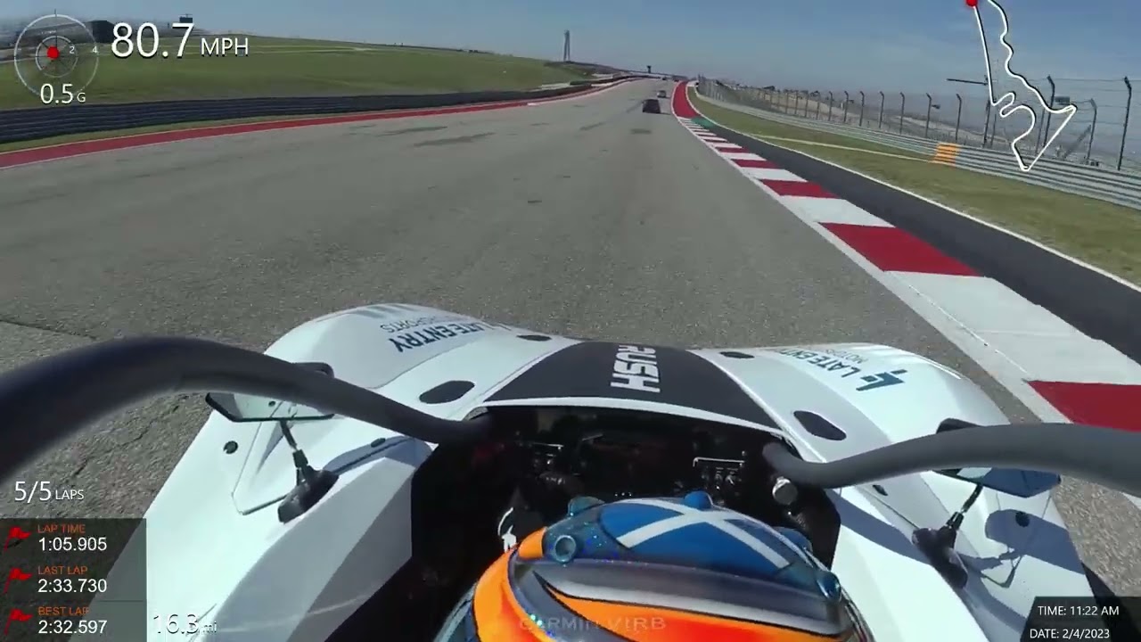 Rush SR - First Drive - COTA - Circuit of the Americas