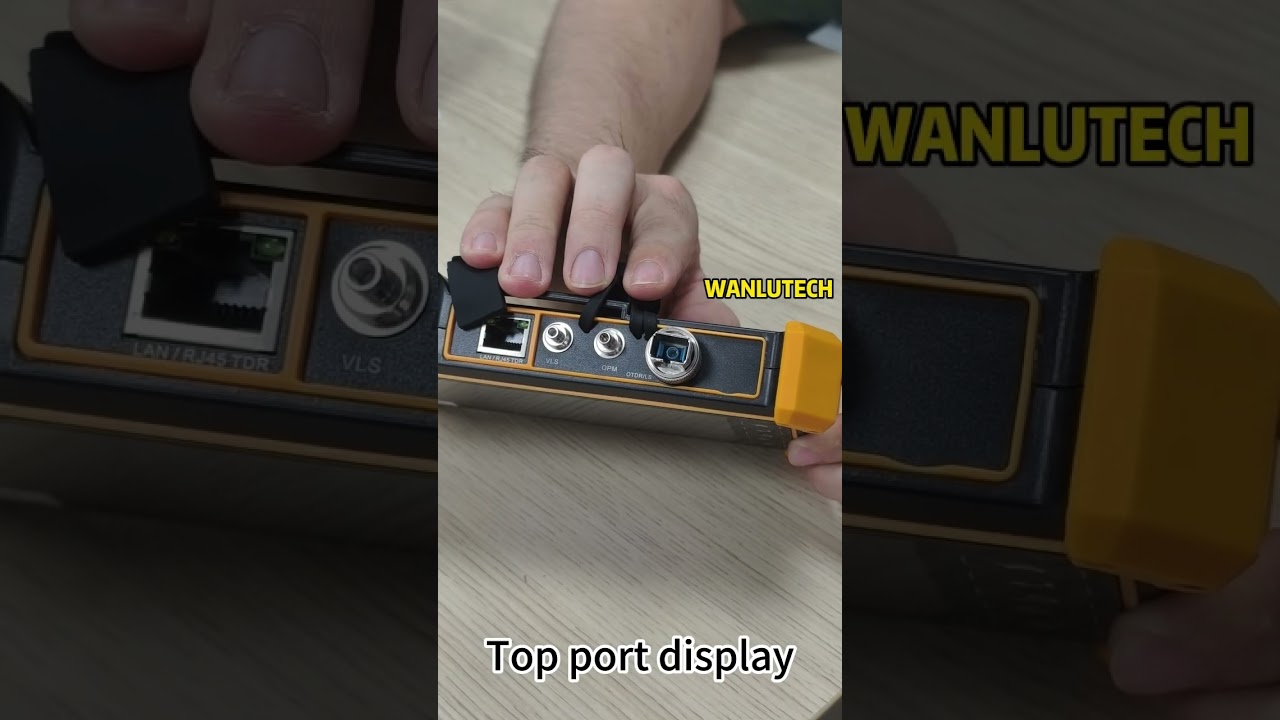 WANLUTECH OTDR Fiber Tester unboxing (model: MOT-51)