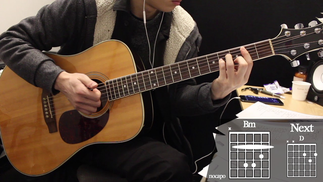 Naked - Ella Mai Guitar Cover for Beginner Playing by [Musicdrawing]