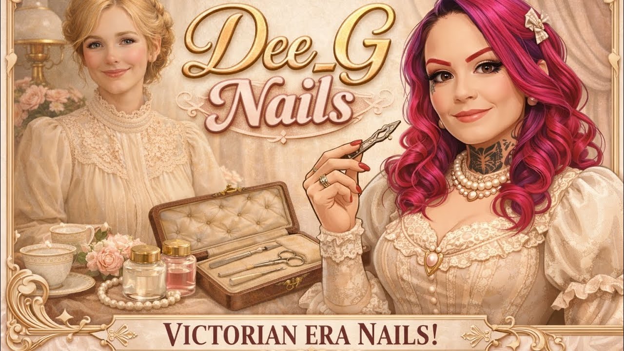 История нейл-арта: викторианская эпоха. Ведущий: @NailCrusade
