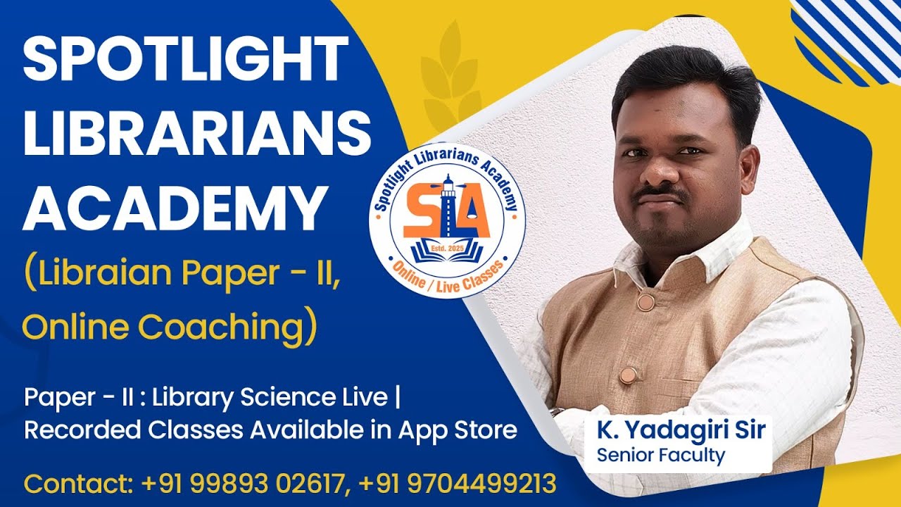 Librarian Online Coaching Classes Paper2 Library Science NewLive Batch Spotlight Librarians Academy